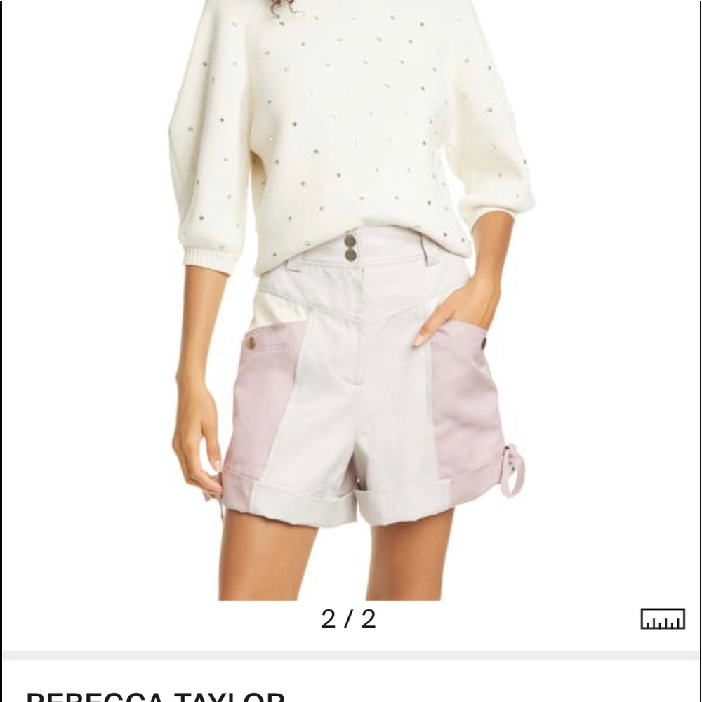 NWT Rebecca Taylor Embellished sweater.Retail $495